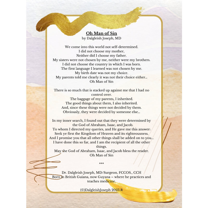 Oh Man of Sin